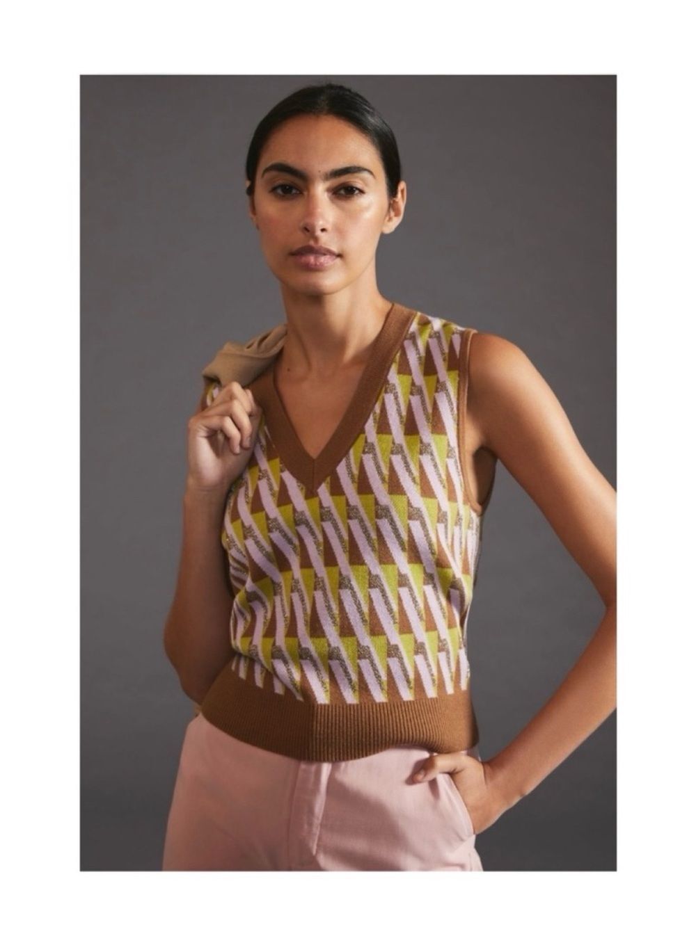 Anthropologie Maeve Vera Sweater Vest size M